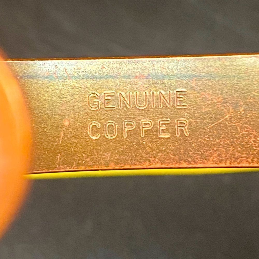 Ladies 6” copper bracelet - Picture 7 of 8